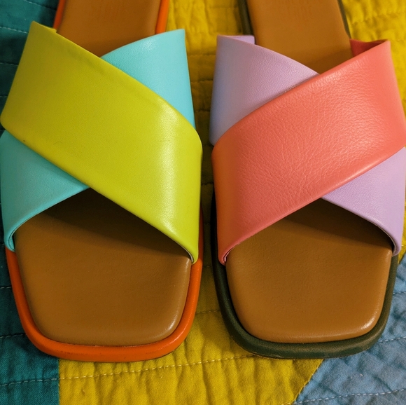 Charlotte Stone Leather Sandals - Picture 2 of 5